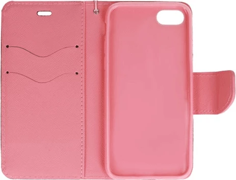 Mbështjellës HAVANA Fancy Diary për Realme C31, me rrip magnetik, me xhepa për kartela, zi/rozë