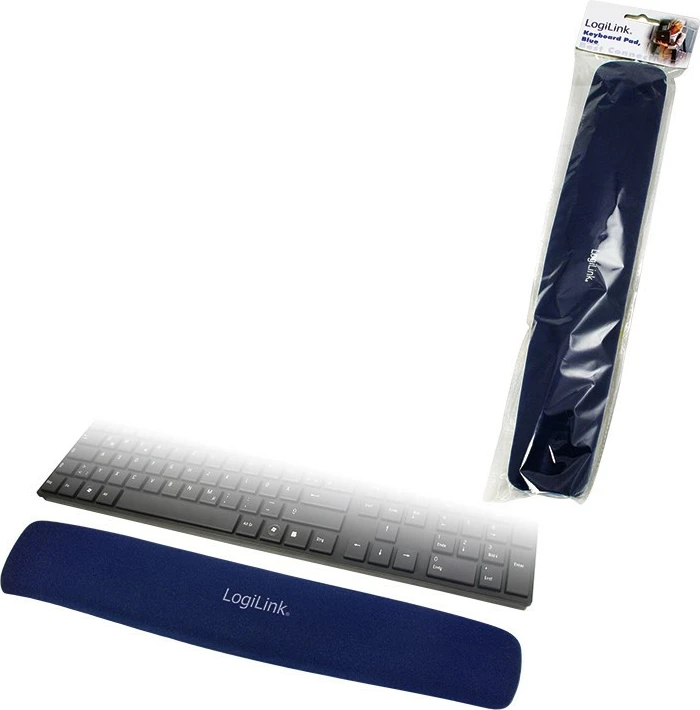 Mbështetëse xheli për tastierë LogiLink ID0045, Blu