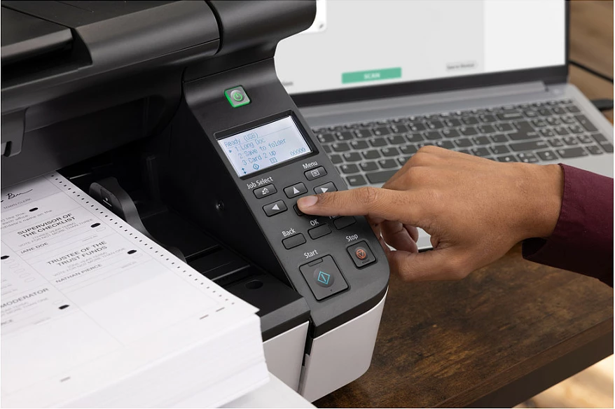 Skener dokumentesh Canon imageFORMULA DR-G2110, A3, Duplex, 600x600 DPI, 120 ppm, Ethernet, bardhë/zi