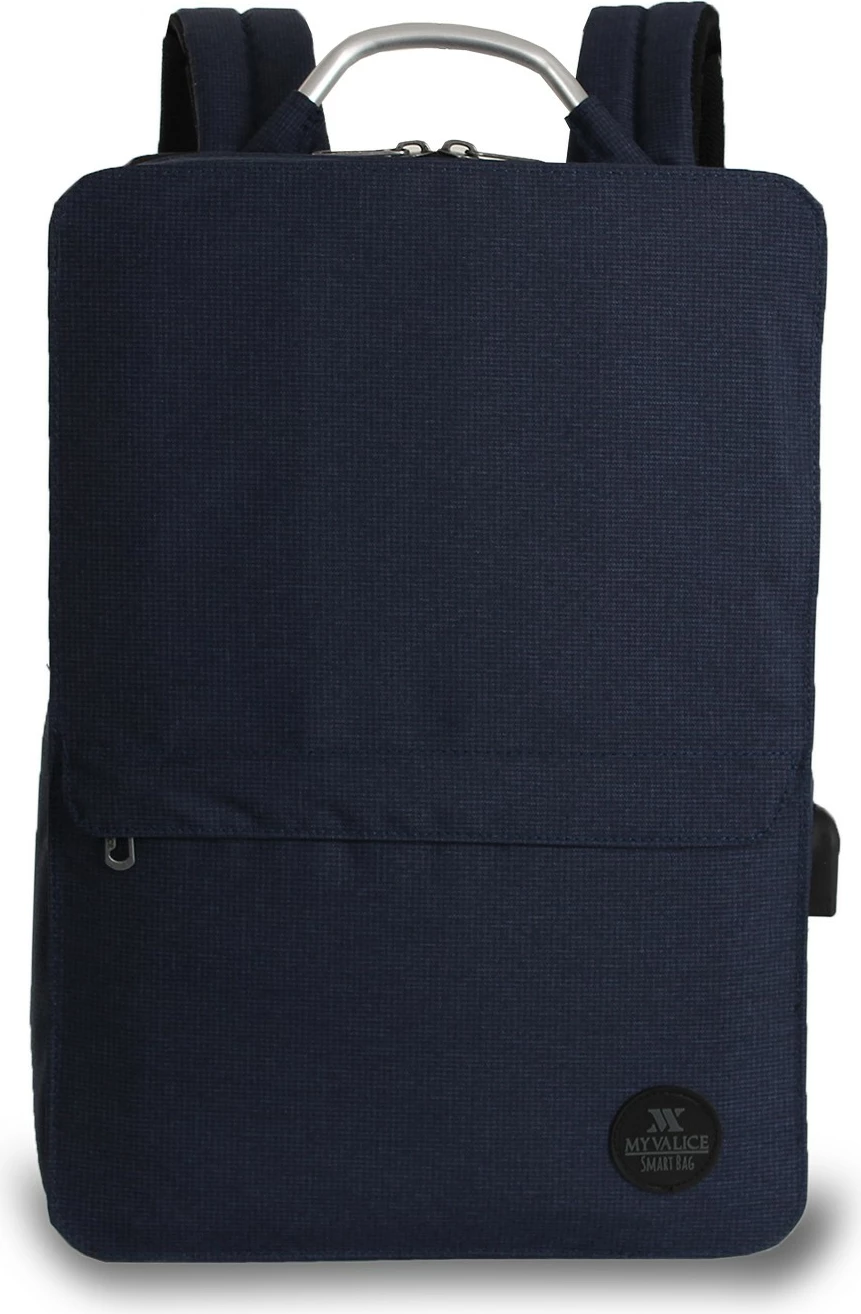 Çantë laptopi, ngjyrë blu e errët, Zoozie Bags, 3147