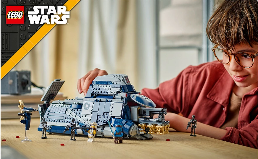 Set LEGO Star Wars Separatist MTT 75435, 976 copë, 12 minifigura, shumëngjyrësh