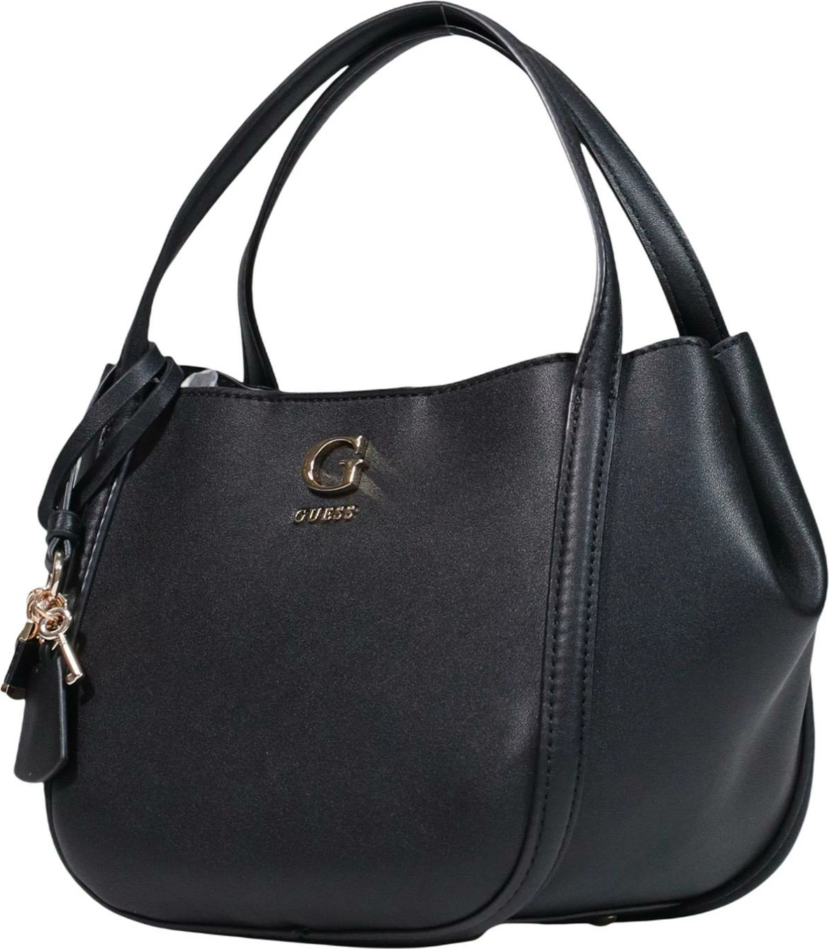 Çantë dore Guess Lucci Girlfriend Satchel HWBG97 39050, e zezë