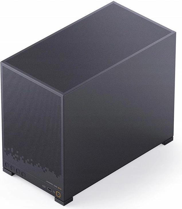 Kasë Jonsbo D32 STD Mini Tower Micro-ATX/Mini-ITX, me xham të kalitur, ARGB, e zezë