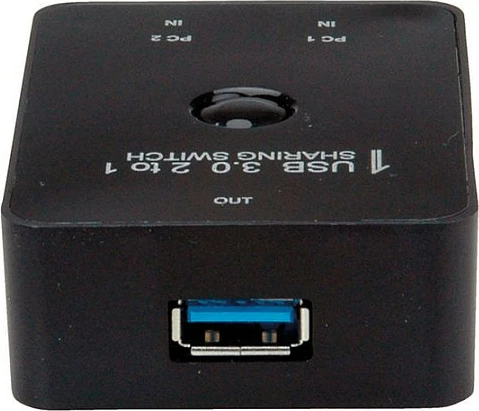 Switch USB VALUE 14.99.2015, USB 3.2 Gen 1, 5 Gbit/s, 2x Type-B, 1x Type-A, i zi