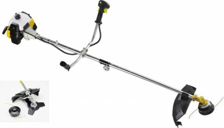 Prerëse shkurresh me benzinë NAC BP540-32B-V 3.2HP 54cm³ 9000rpm bosht i ndarë 42cm verdhë/bardhë