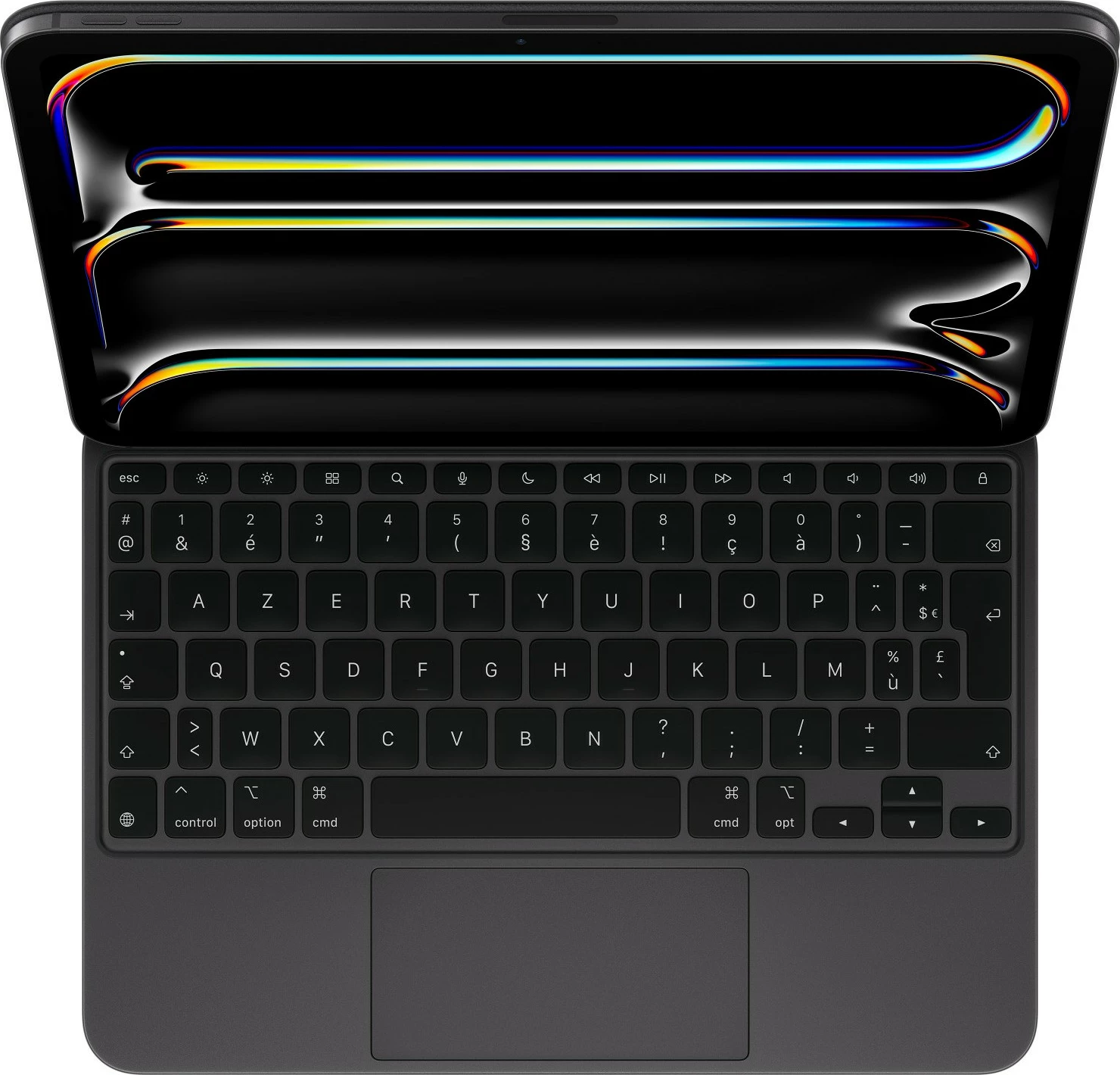 Tastierë Apple Magic për iPad Pro 11 (M4), AZERTY, e zezë