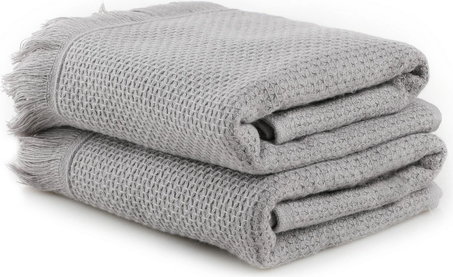 Set peshqirësh larjeje (2 copë), Mijölnir, Mia, ngjyrë gri e çelët