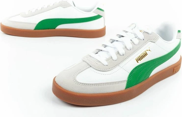 Atlete për meshkuj Puma Club II Era, të bardha/gri/jeshile