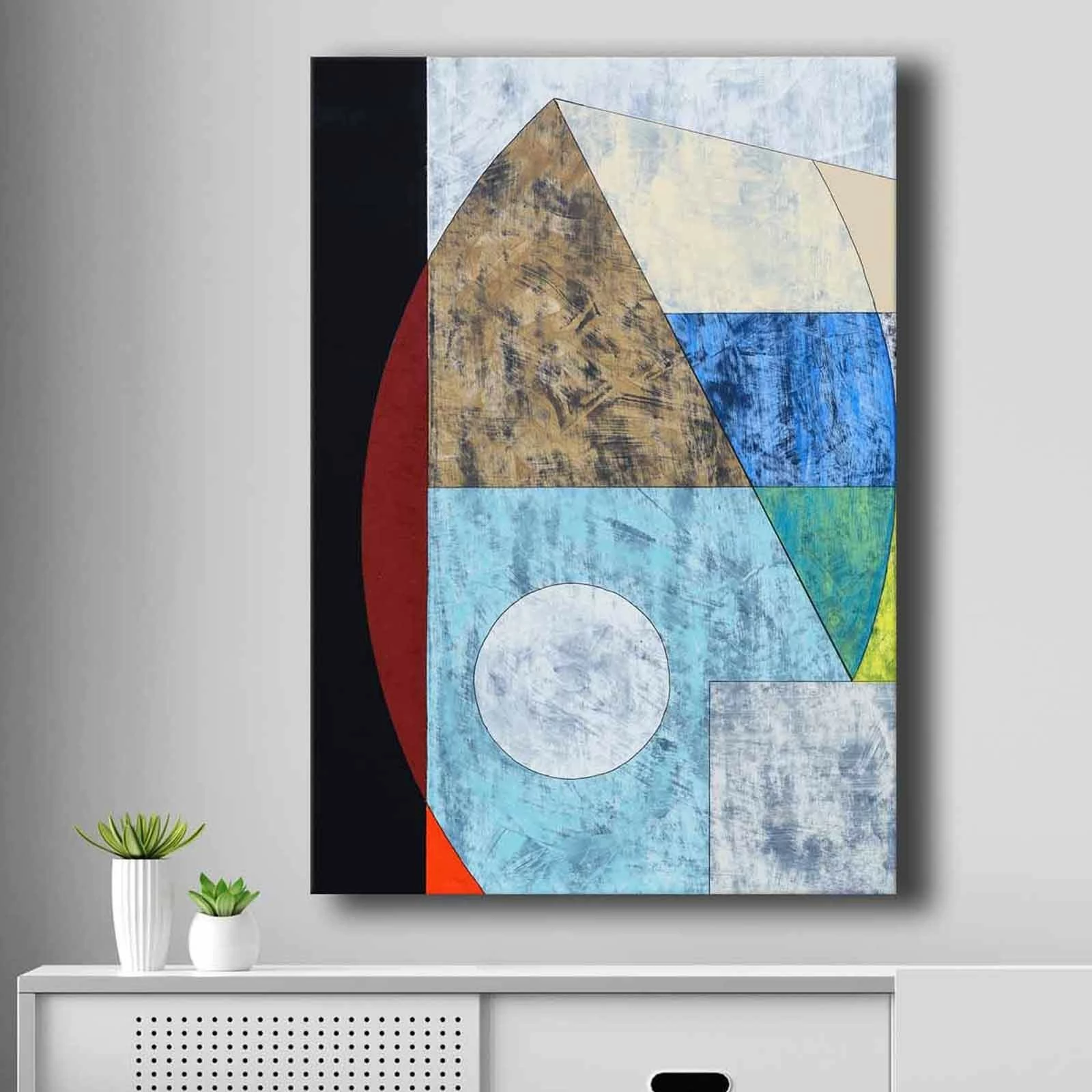 Pikturë dekorative në kanavacë, shumëngjyrëshe, 70x100cm, Wallity 70100NISC-008