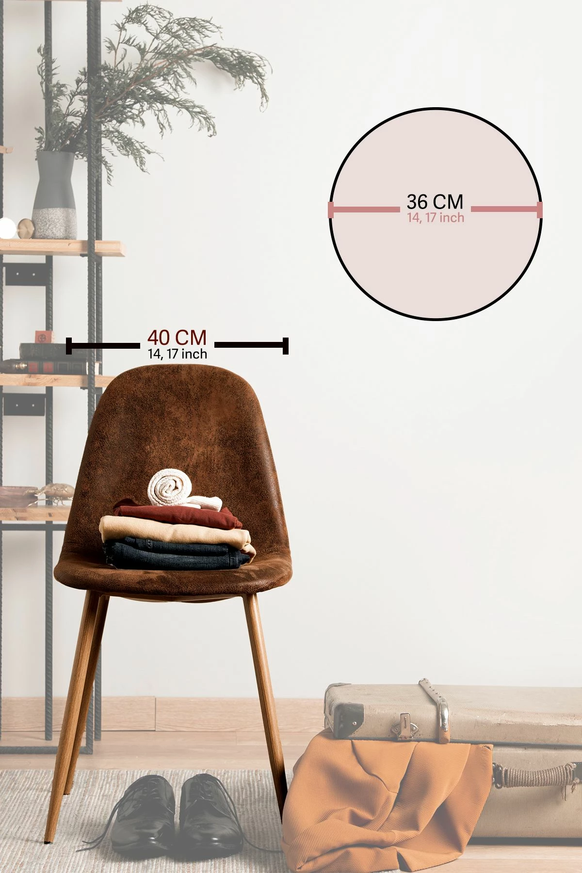 Orë dekorative MDF, shumëngjyrëshe, Wallity Artavessa3Dclock7