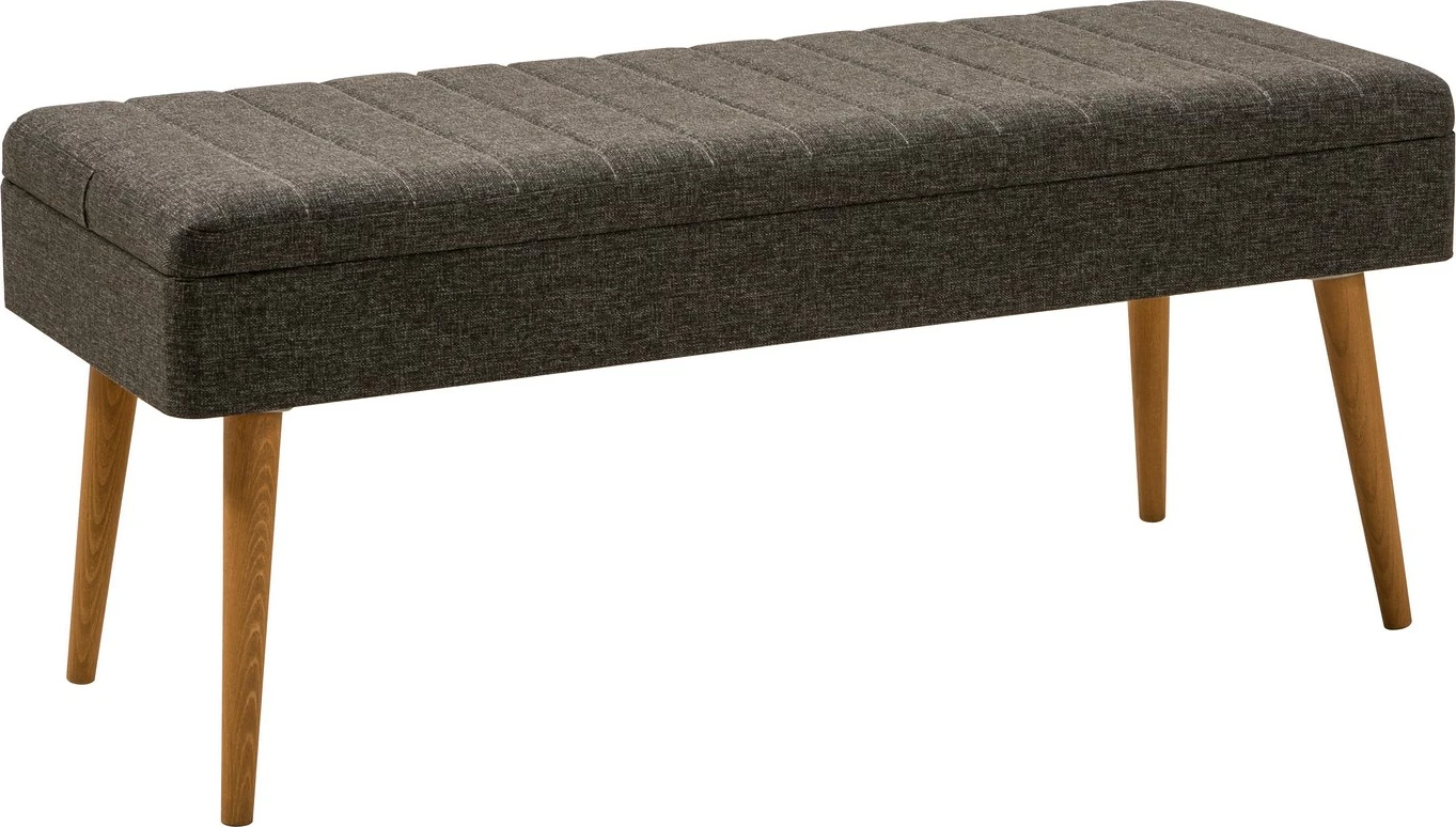 Set tavoline e zgjatshme me karrige dhe konsol (5 copë), Skye Decor, Vina 02 1053, ngjyrë pishë Atlantiku, antracit