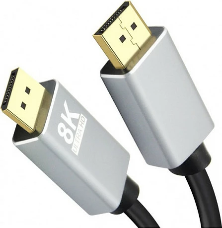 Kabllo DisplayPort Helos 288444, DP 1.4, 2m, 8K, e zezë