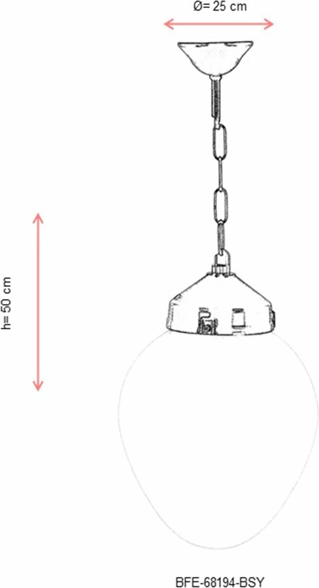 Llambë qandeli për jashtë, Opviq, BFE-68194-BSY