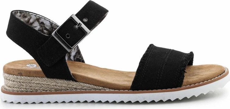 Espadrille Skechers për femra, të zeza [Madhësia: 39.5]