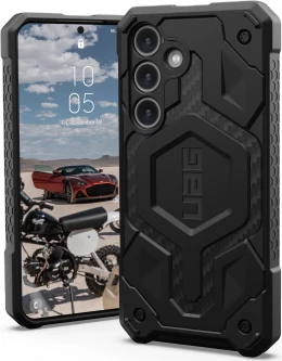Mbështjellës UAG Monarch për Samsung Galaxy S24, karbon i zi