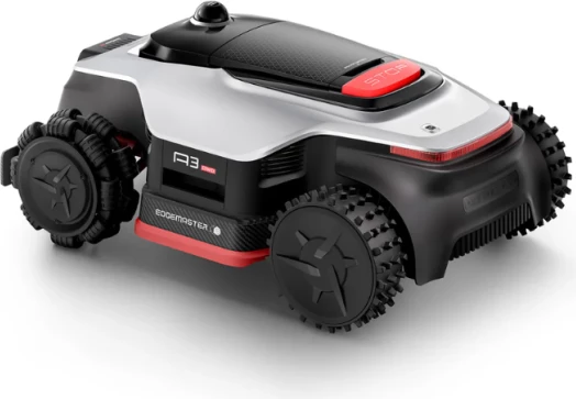 Robot kositës bari Dreame A3 AWD Pro 3500, deri 3500 m², AWD 4x4, 360° 3D LiDAR + kamerë AI, gjerësi prerjeje 40 cm, lartësi 3–10 cm, zi/argjend