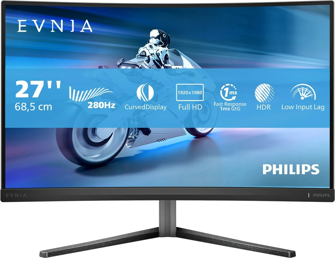 Monitor Philips Evnia 5000 27M2C5200W/00, 27", Full HD, LCD, 0.3 ms, e zezë