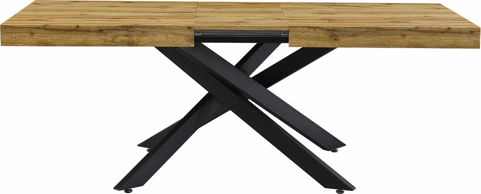 Tavolinë zgjatëse Kimono, ngjyrë natyrale, 160x90x75