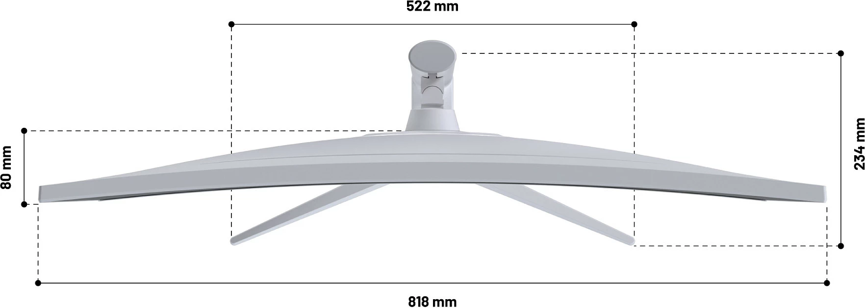Monitor JAPANNEXT JN-IPS340UWQHD60C-C65W-HS-W, 34", UWQHD 3440x1440, IPS, 60Hz, USB-C 65W, i zi