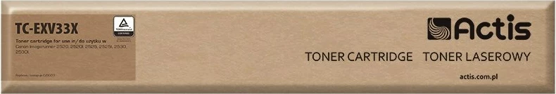 Toner zëvendësues Actis TC-EXV33X për printer Canon C-EXV33, i zi