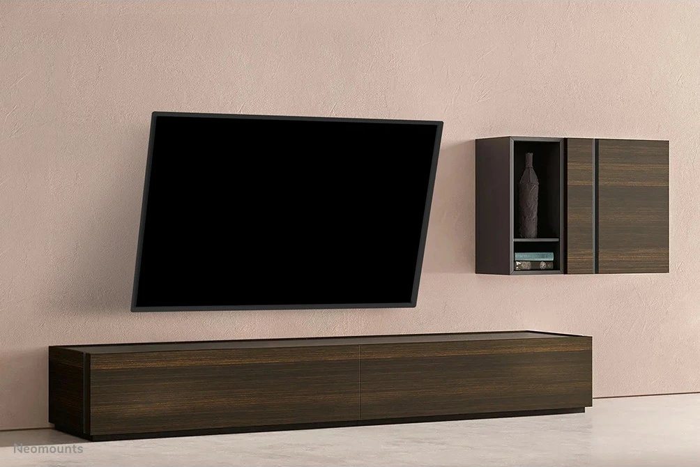 Mbajtëse muri TV Neomounts WL35-550BL18, çelik, 43-86 inç, e zezë