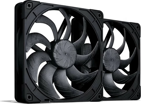 Ventilator për kasë NOCTUA NF-A14x25 G2 PWM Sx2-PP, 140mm, 2 copë, i zi