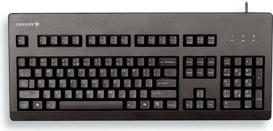 Tastierë Cherry G80-3000, Blue Switch, Full-size, USB/PS2, E zezë