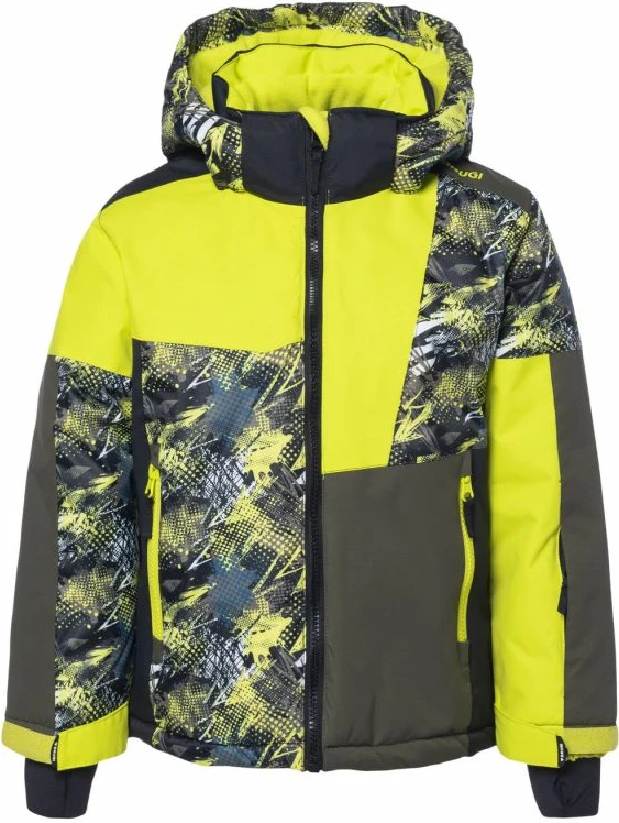 Jakne ski për fëmijë Brugi, e verdhë