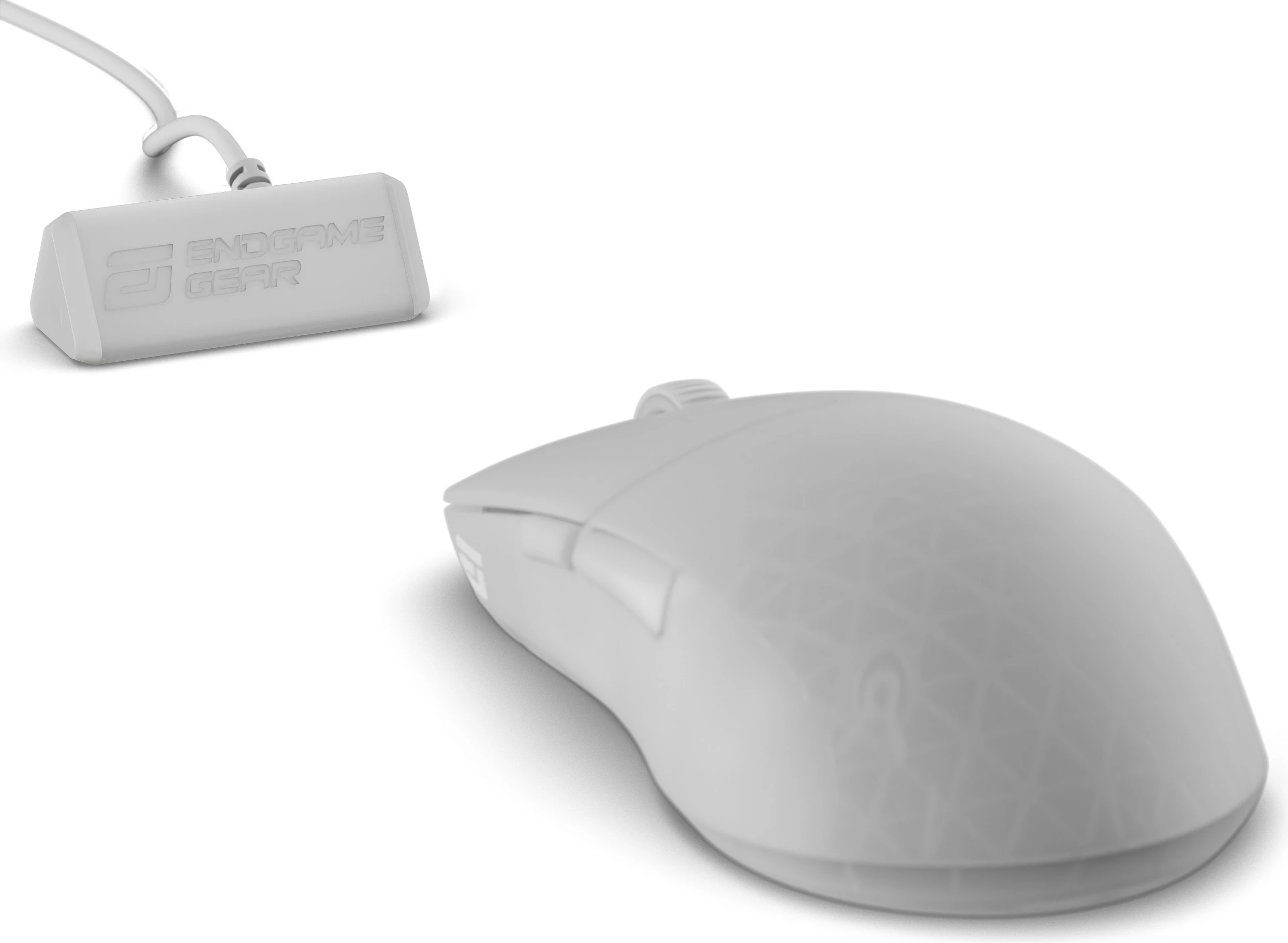 Maus gaming Endgame Gear XM2w 4K v2, pa kabllo, White Frost