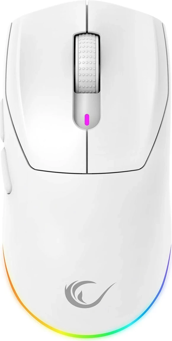 Maus Rampage Prote M5 Pro 26000 DPI RGB LED i bardhë
