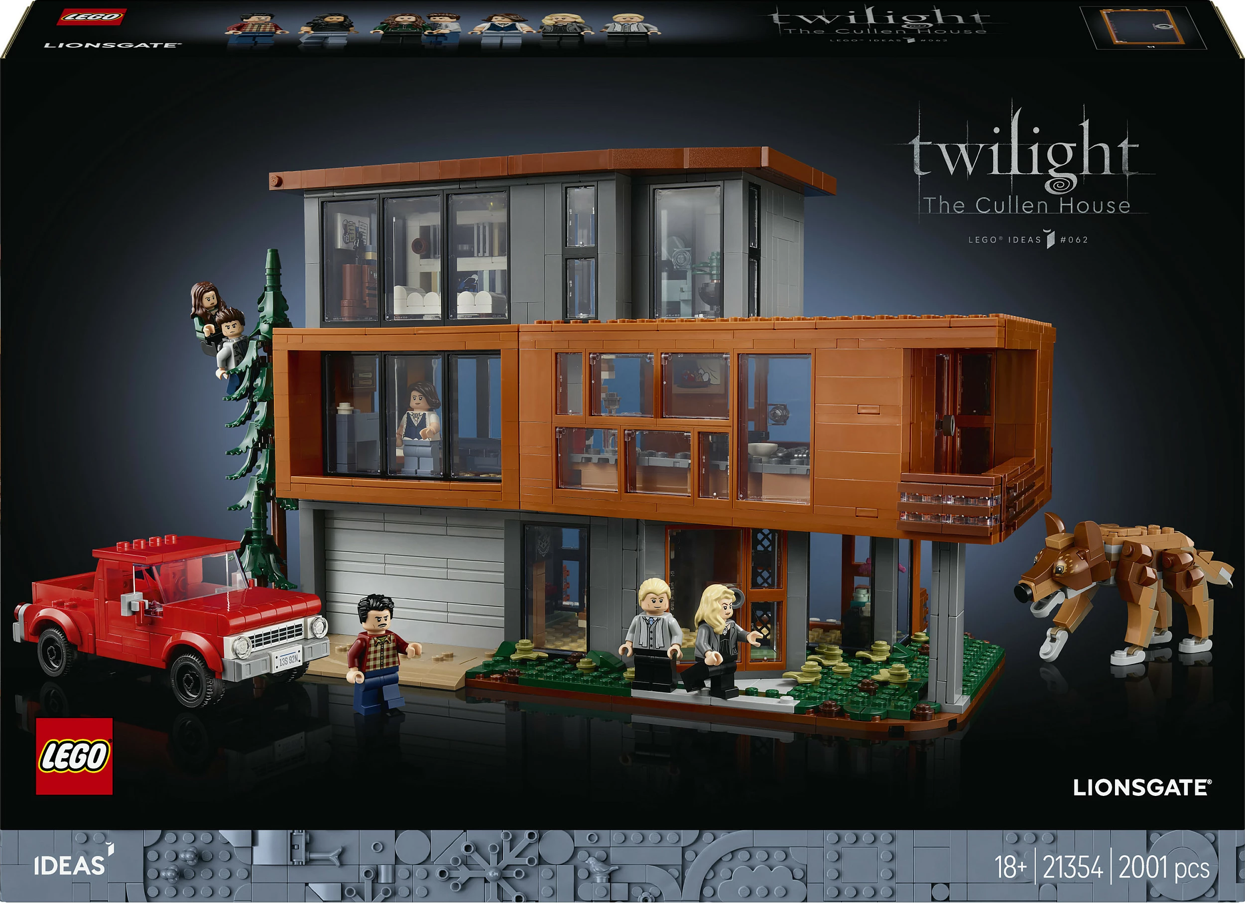 Set ndërtimi LEGO Ideas Twilight The Cullen House 21354, 2001 pjesë, 18+, shumëngjyrësh
