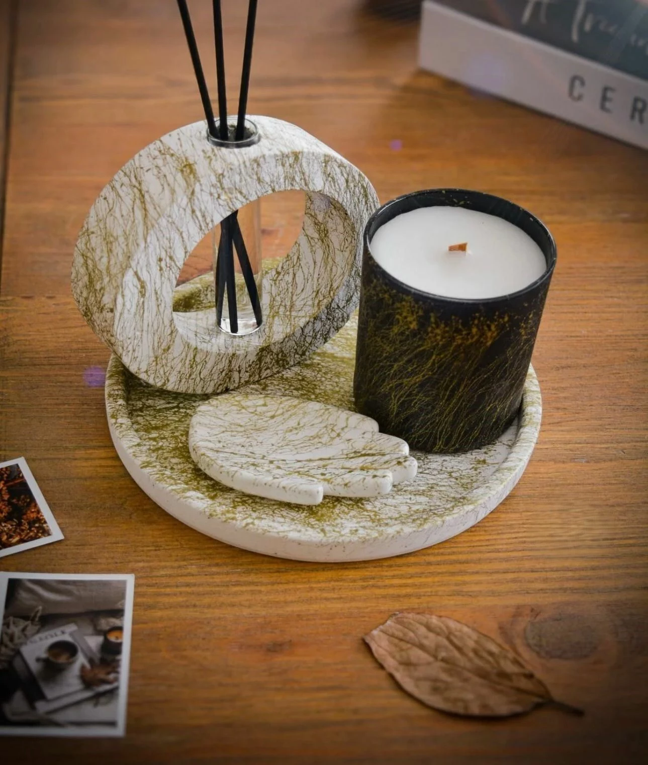 Set qirinjsh (4 copë), ngjyrë ari, Evila Originals, Ers1264