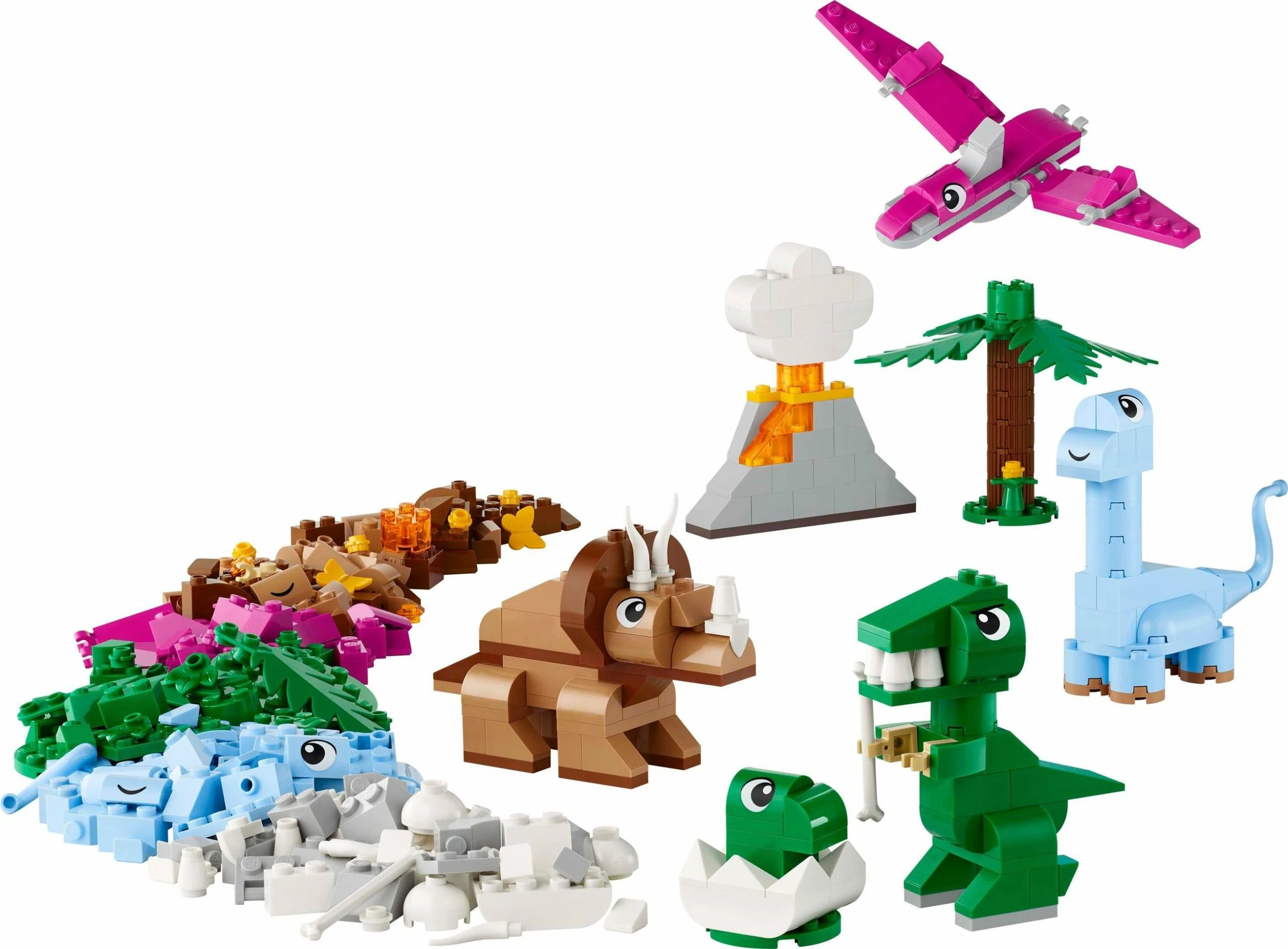 Set LEGO Classic Creative Dinosaurs 11041, 450 elemente