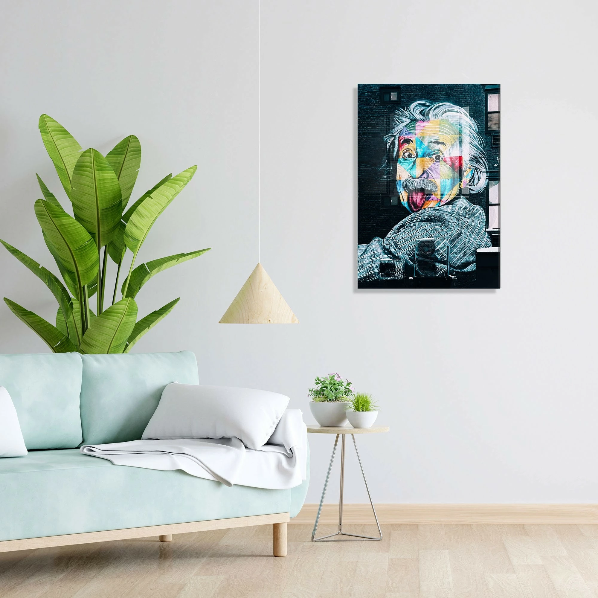 Pikturë dekorative xhami e temperuar, shumëngjyrëshe, UV-572, 30x45cm