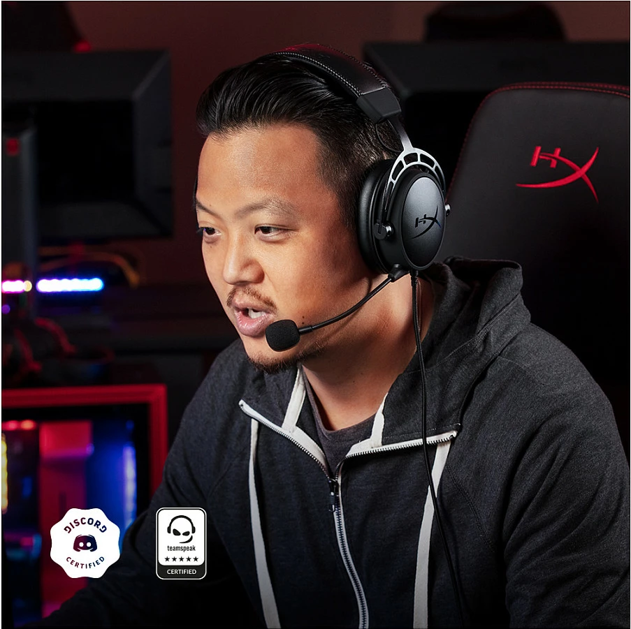 Kufje gaming HyperX Cloud Alpha, me kabllo 3.5mm, mikrofon, Black-Red