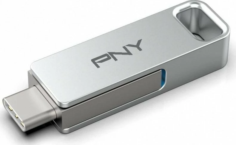 Pendrive PNY Duo-Link 128 GB USB 3.2 Dual (USB-C/USB-A), argjend