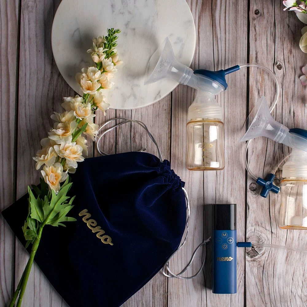 Pompë gjiri elektronike neno Camino, 180 ml, Blu