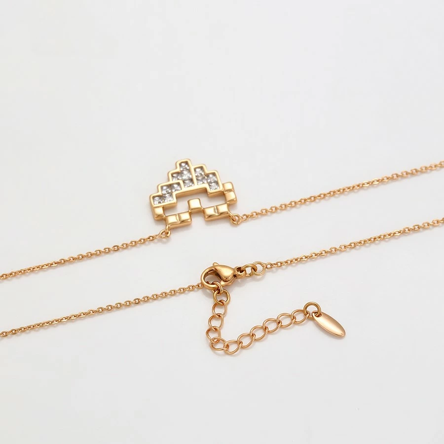 Qafore me varëse elegante e praruar në ar, 18K QA13