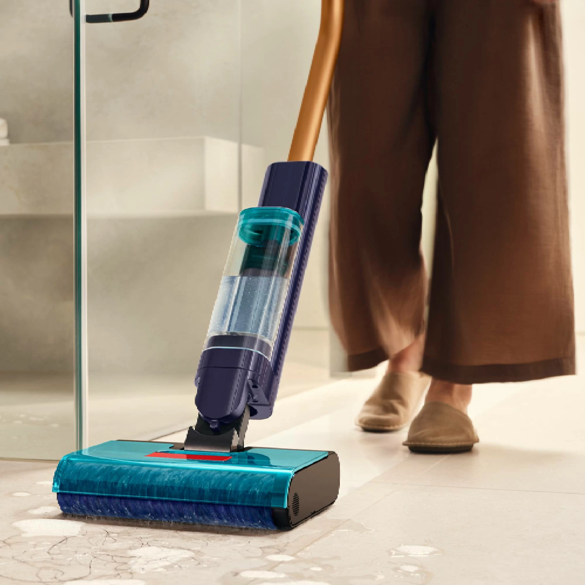 Fshesë me korrent Dyson Stick Clean+Wash Hygiene (432030) për pastrimin e dyshemeve të lagura