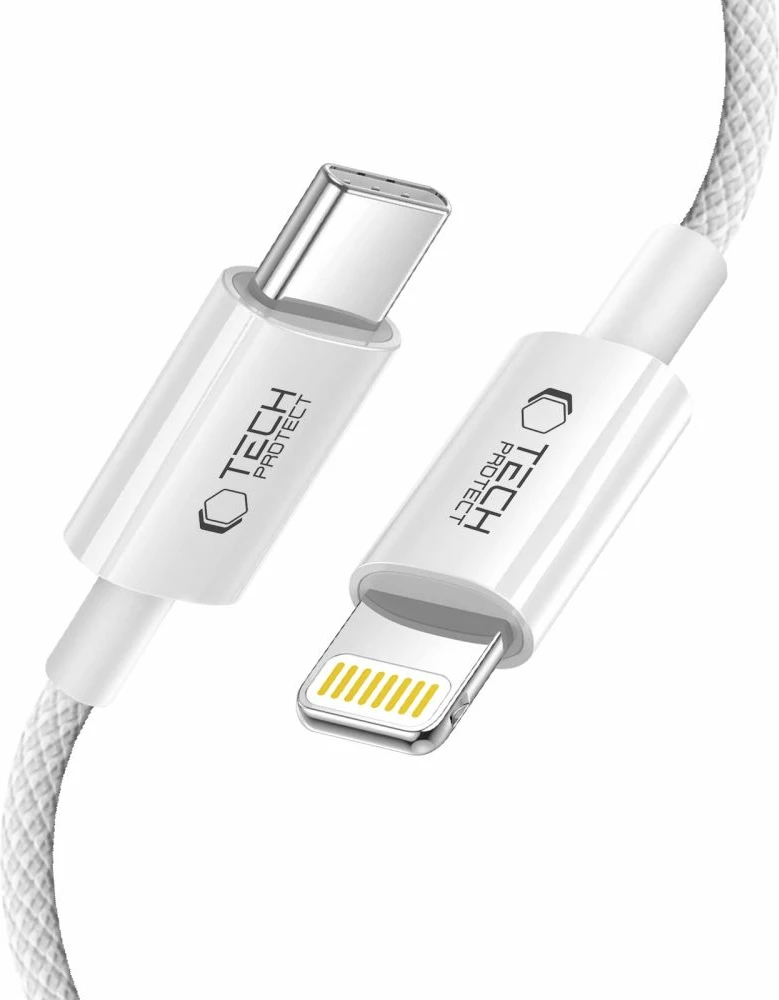 Kabllo karikimi Tech-Protect UltraBoost, USB-C në Lightning, 200 cm, Gri