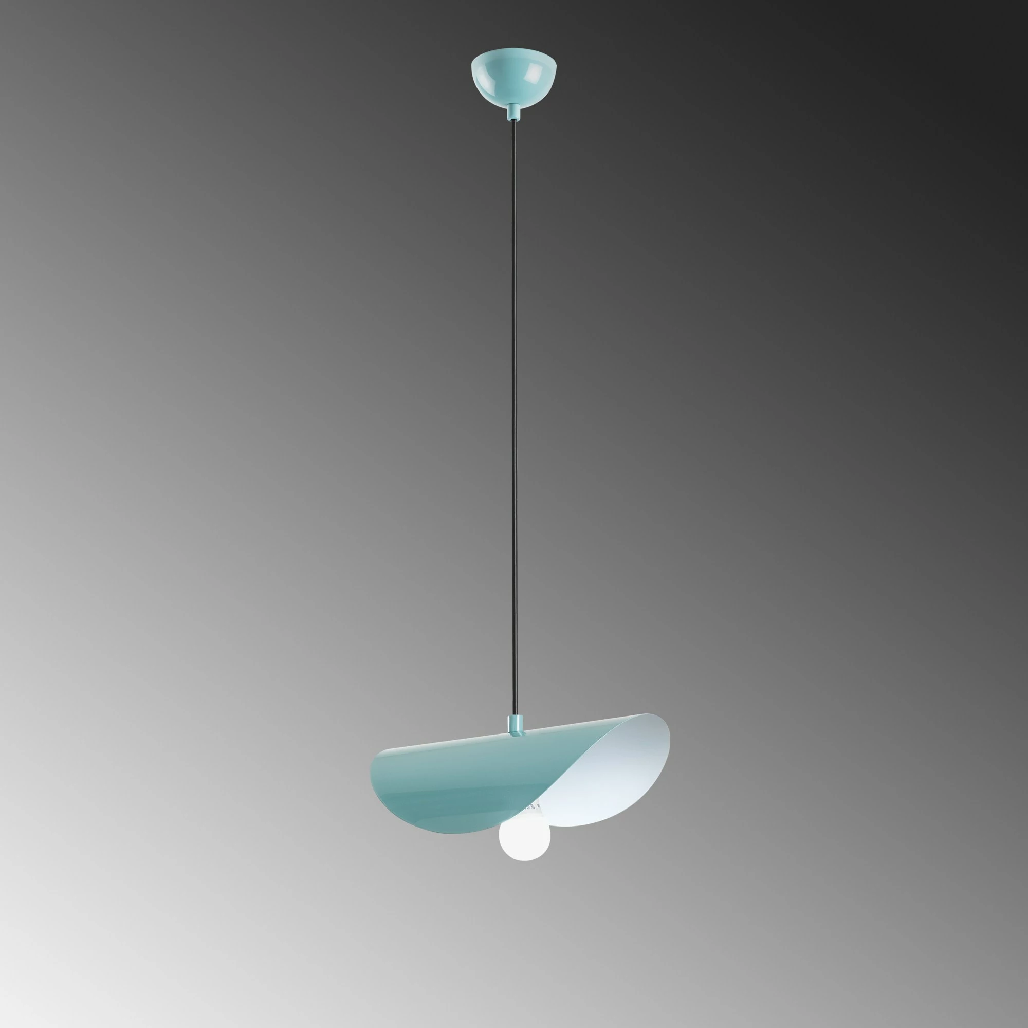 Llambë tavani Opviq, Eger, ngjyrë turquoise