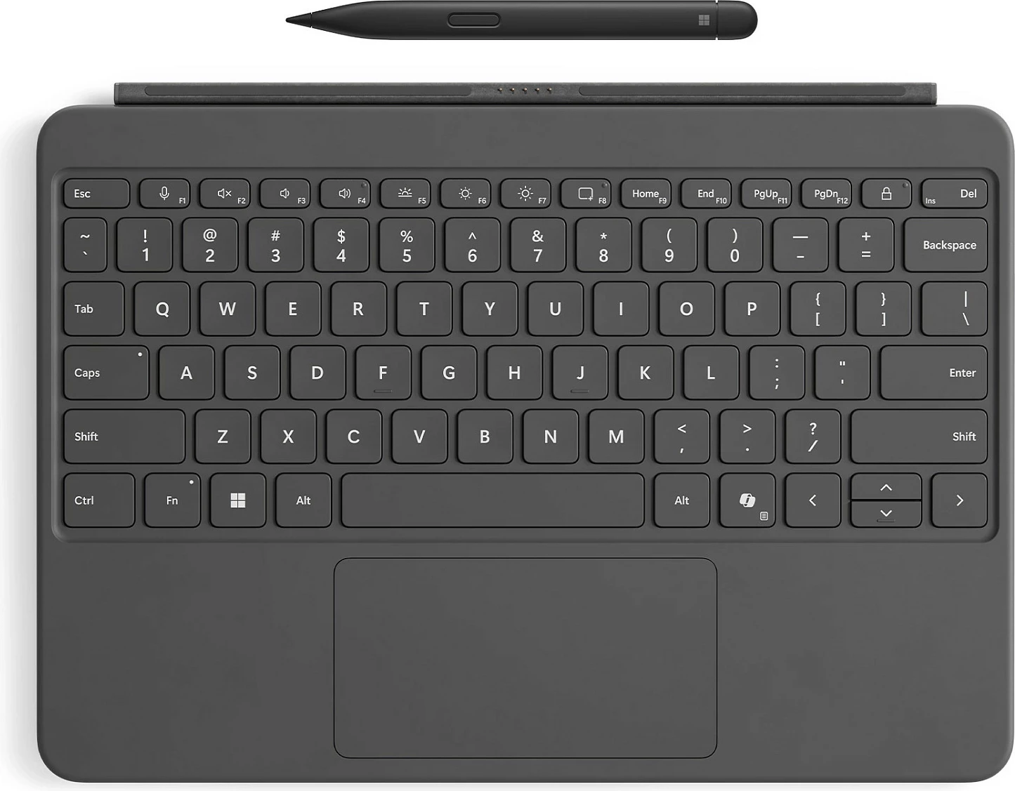 Tastierë me mbështjellës Microsoft Surface Pro 12 Type Cover + Slim Pen, QWERTZ, Slate