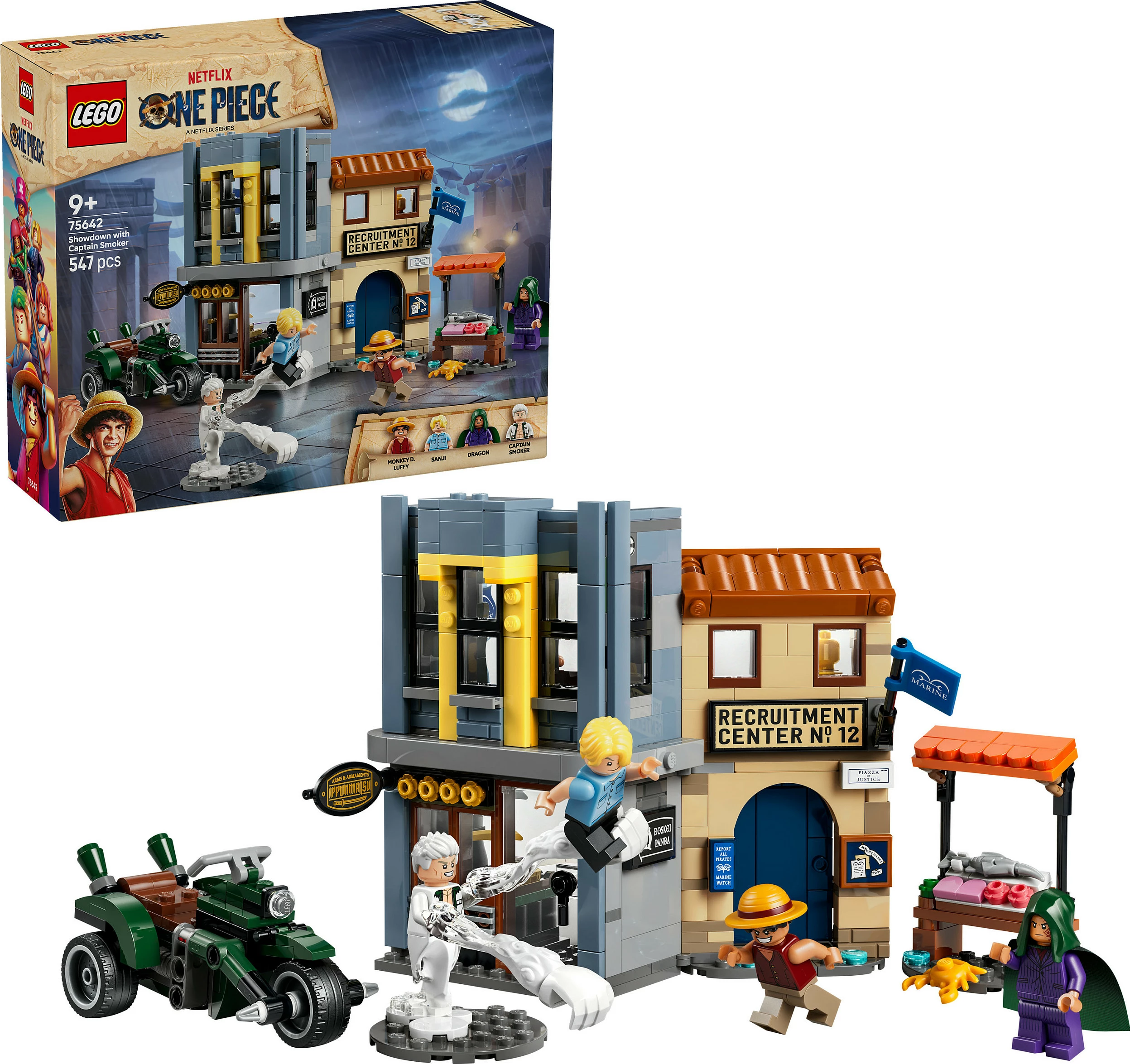 Set LEGO One Piece 75642 Showdown with Captain Smoker, 547 pjesë, 9+