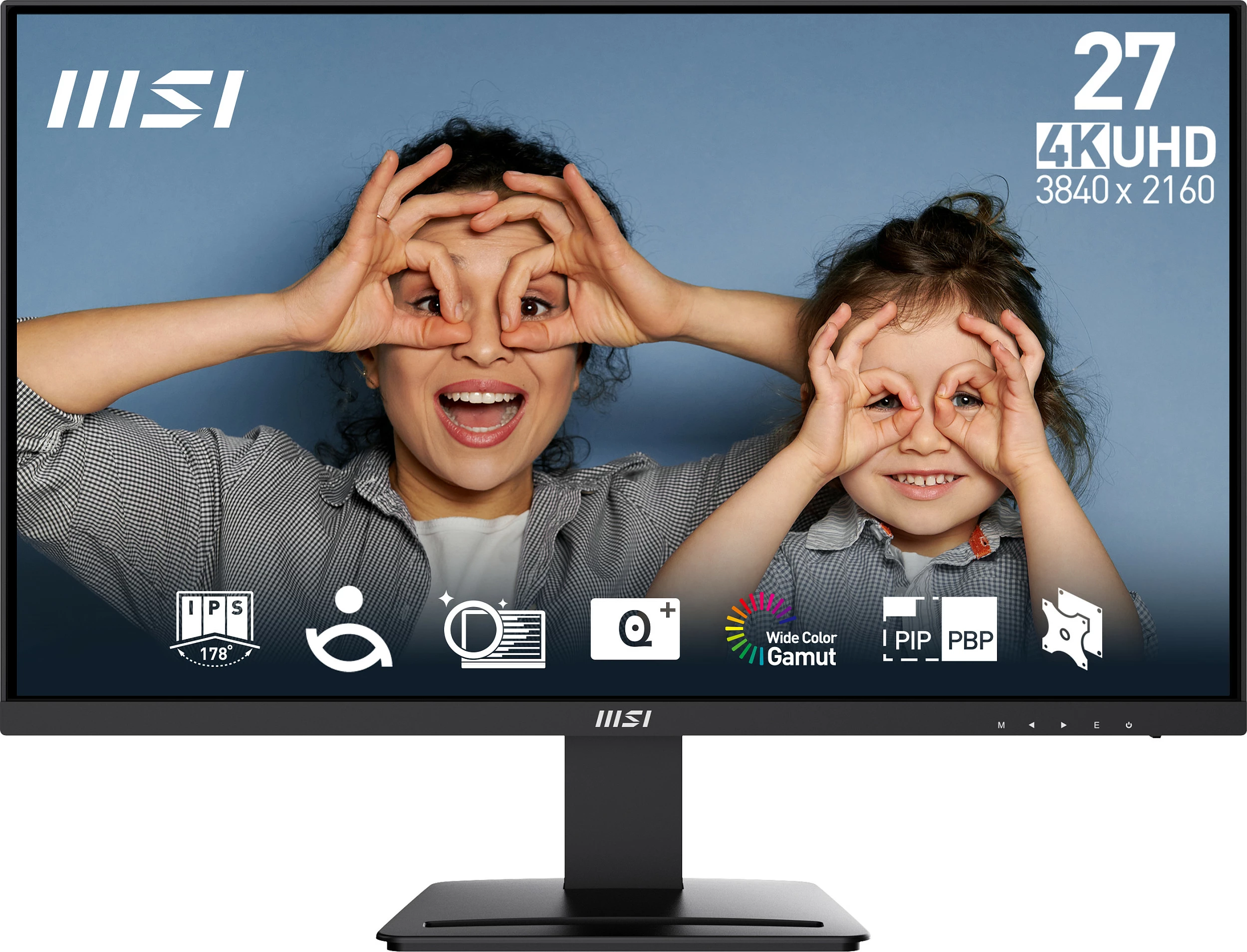 Monitor MSI PRO MP273U, 27", 4K UHD 3840x2160, IPS, HDR, i zi