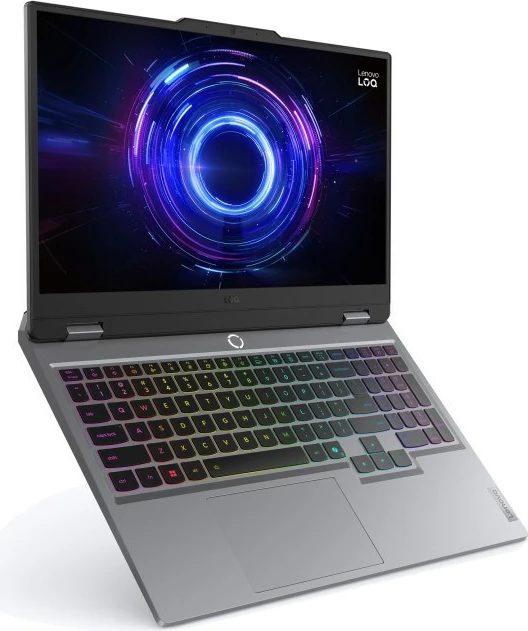 Laptop Lenovo LOQ 15IRX10, 15.6", Intel Core i5-13450HX, 16 GB RAM, 512 GB SSD, NVIDIA RTX 4060, Luna Grey