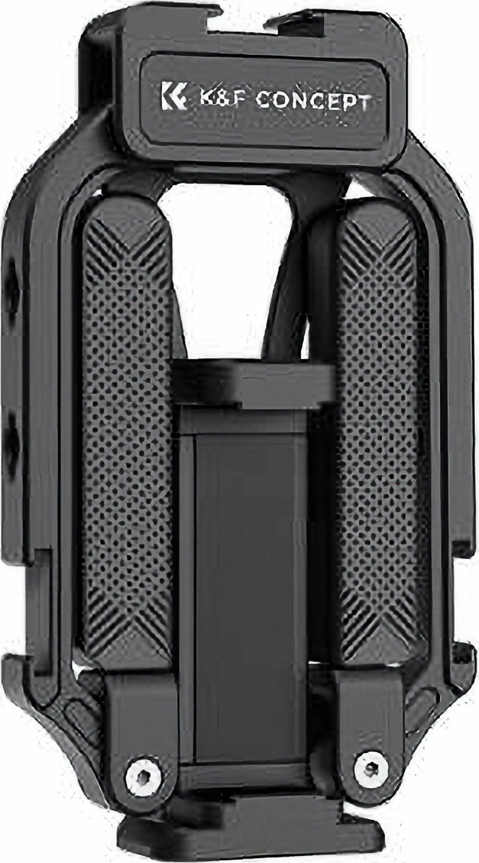 Kafaz kamere për celular K&F Concept Smartphone Cage, max 84 mm, alumin aerospace, 5x 1/4\" + 3x cold shoe, Arca-Swiss, i zi