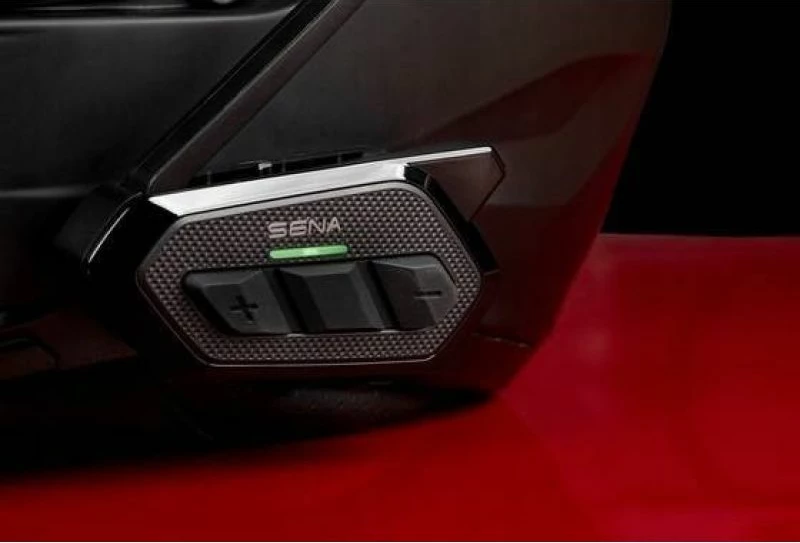 Interkom për motor Sena, gri e zi