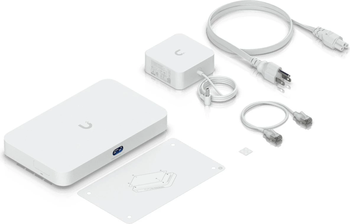 Gateway Ubiquiti UCG-Fiber, 30W, 10/100/1000/2500/10000 Mbit/s, i bardhë