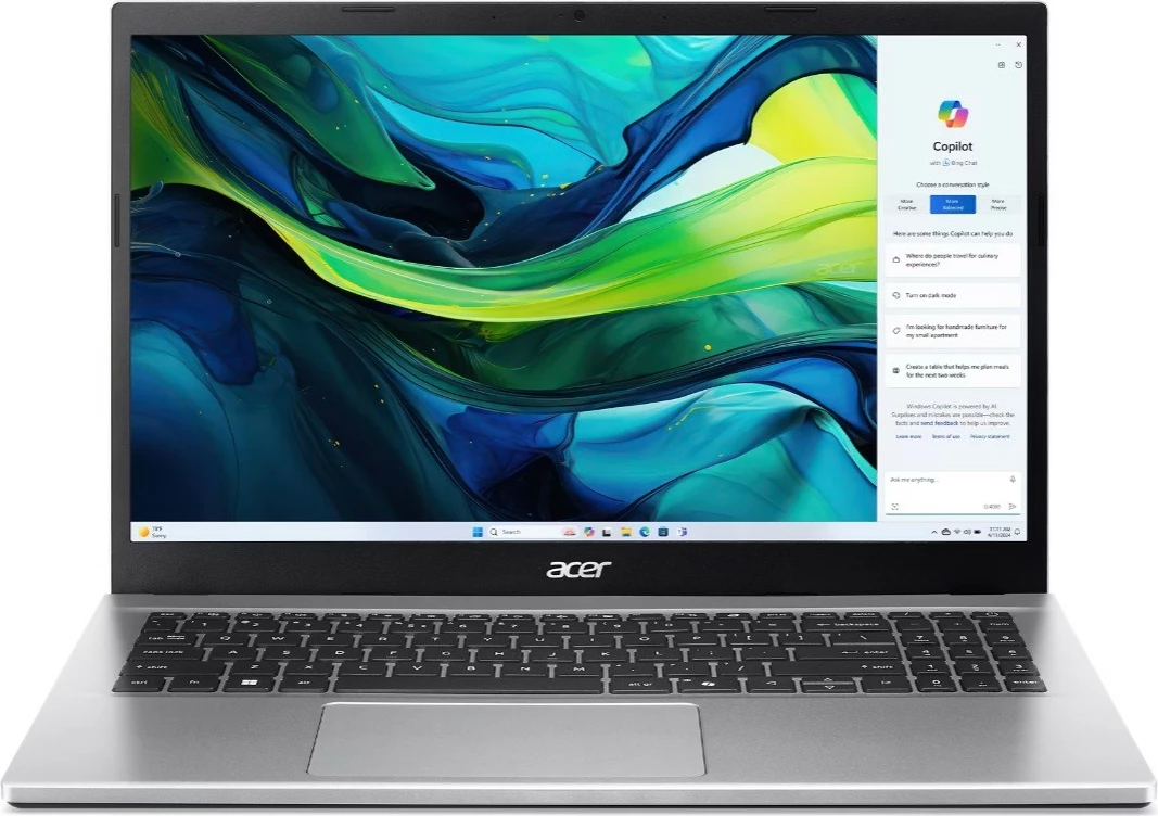 Laptop Acer Aspire Go 15 AG15-42P-R1JP, 15.6", AMD Ryzen 5, 16GB RAM, 512GB SSD, NoOS