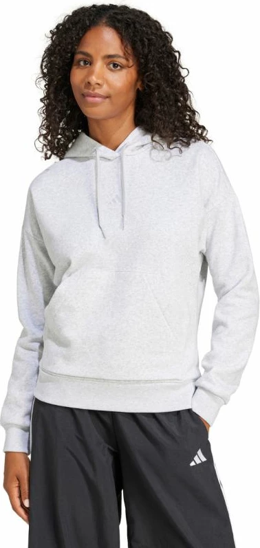 Duks për femra adidas Essentials Small Logo Feel Cozy JN1853, gri e çelët